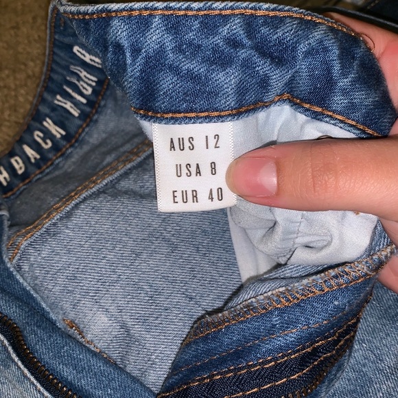 High Rise Jean Shorts - Picture 3 of 3